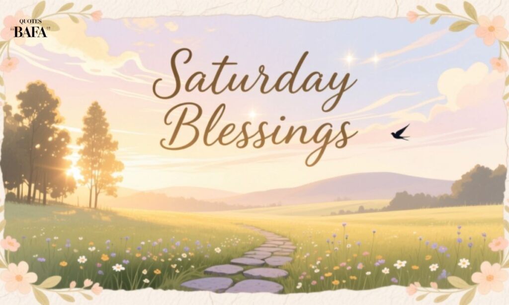 Saturday Blessings Quotes