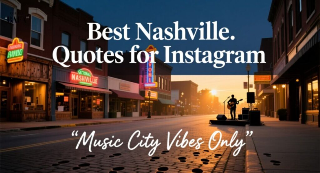 Best Nashville Quotes for Instagram