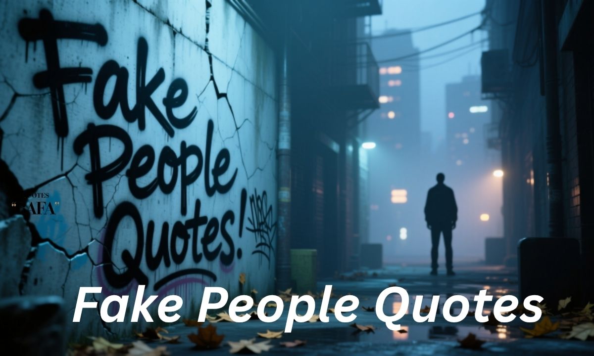 Fake People Quotes