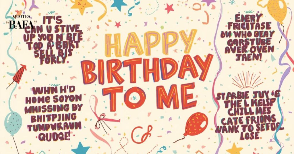 Happy Birthday To Me Attitude Quotes