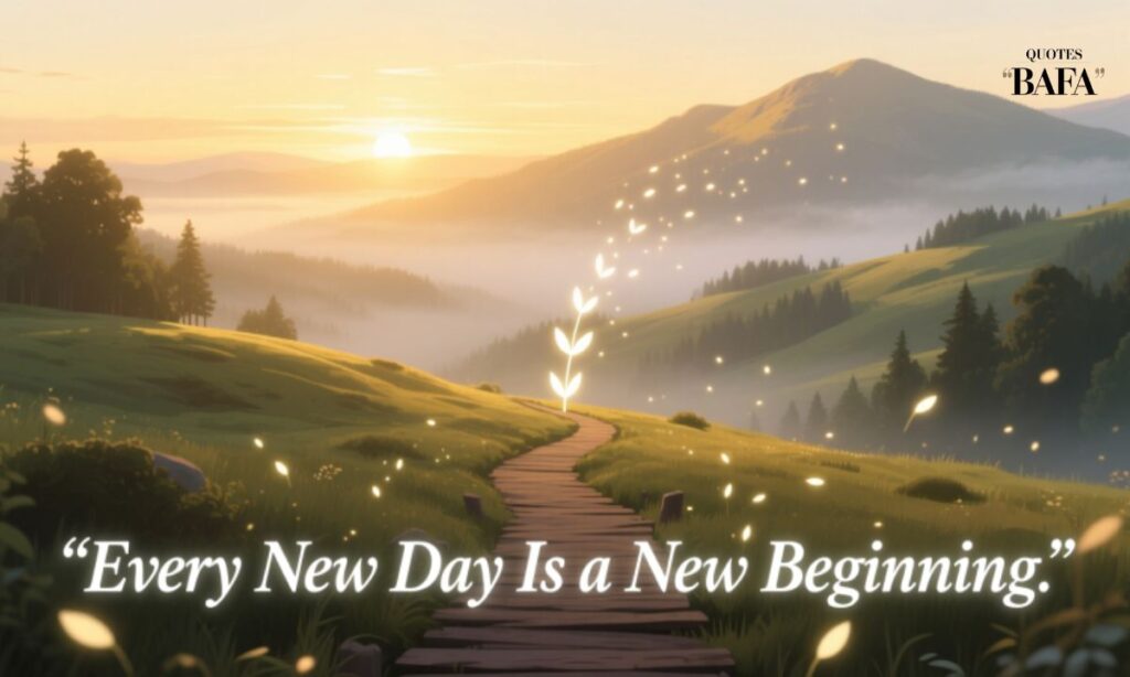 Inspirational Quote About New Beginnings