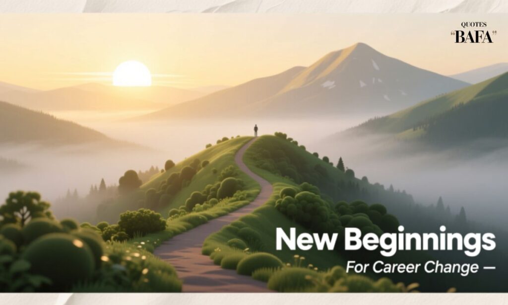 New Beginnings Quotes for Career Change