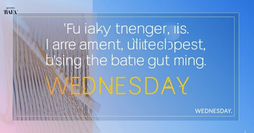 Positive Quotes for Wednesday