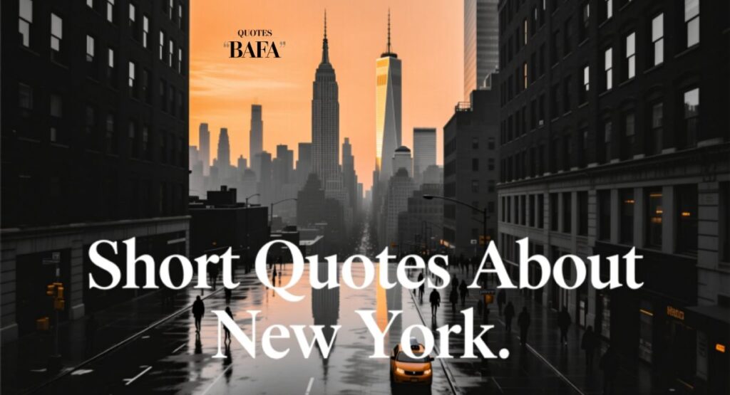 Short Quotes About New York