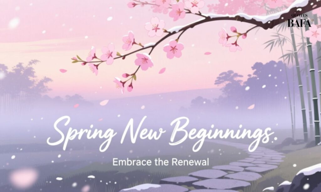Spring New Beginnings Quotes