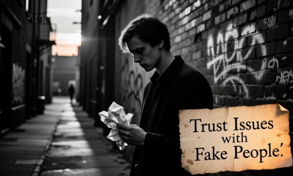 Trust Issues with Fake People Quotes
